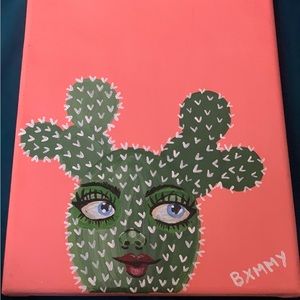 Prickly Pear Canvas Painting.